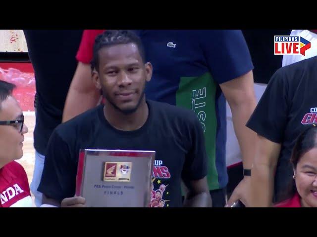 Finals MVP CJ Perez speech | PBA Season 48 Commissioner's Cup