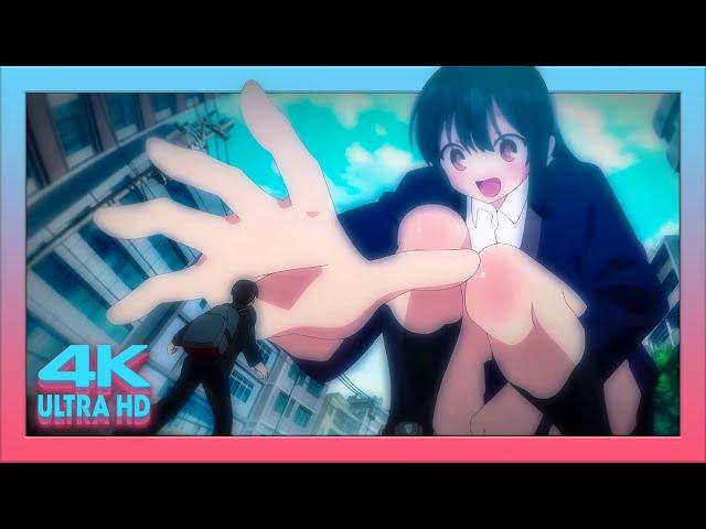 【Giantess 巨大娘 / 女巨人】The Dangers in my Heart - Giant Woman Scene (4K Remaster) 僕の心のヤバイやつ