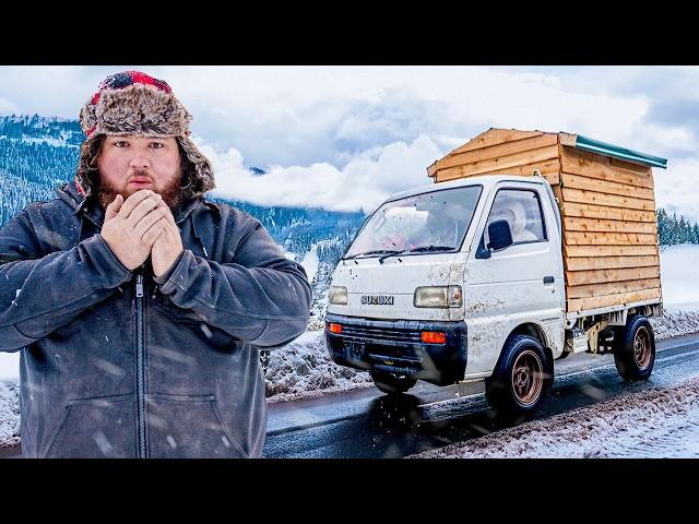 1,002 Miles Across Alaska In a Mini Truck Cabin