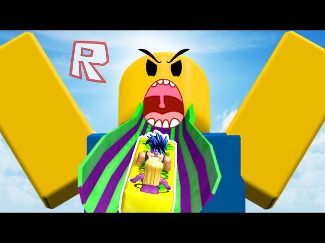 БАЗЮ и АНЮ ЕСТ ГИГАНТСКИЙ НУБИК !!! Get Eaten Roblox