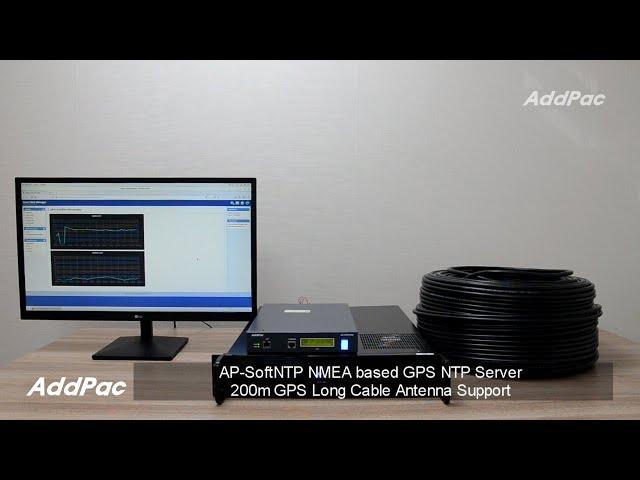 AP-SoftNTP NMEA bsed GPS NTP Server 200m GPS Long Antenna Support(NMEA기반 고성능GPS시각동기서버 200m GPS안테나지원)