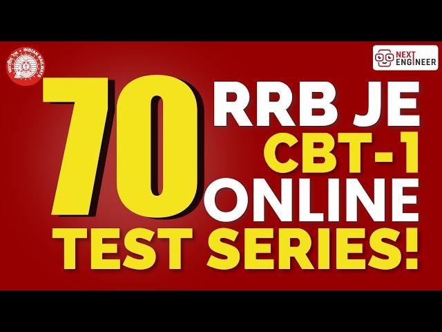  RRB JE CBT 1 Online Test Series | ️ Boost Your Exam Prep with Practice Tests!  #RRBJE #RRBJECBT1