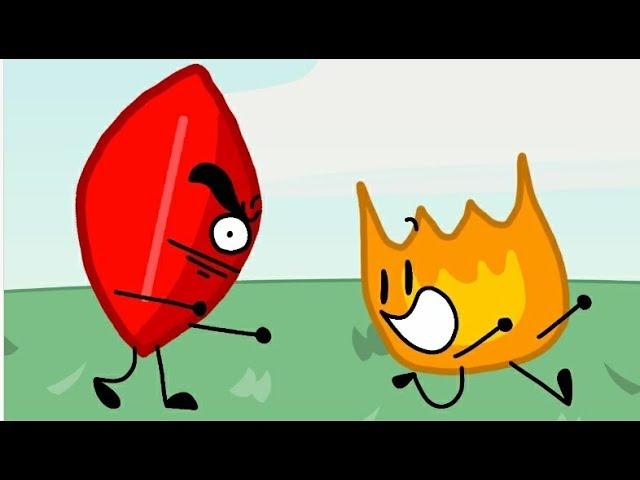 BFDI:Firey's BIG Adventure To The Real World!