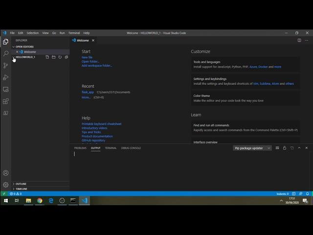 vs code | JavaScript | command line|Hello World | Tutorial | First program on JavaScript | Learn vs