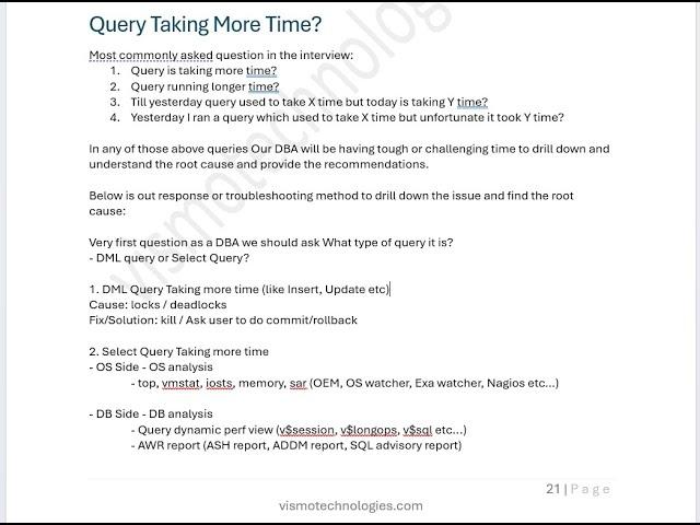 Query Taking More Time?