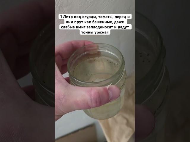1 Литр под огурцы, томаты, перец и они прут как бешенные, вмиг заплодоносят и дадут тонны урожая