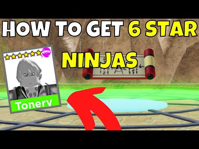 HOW TO GET 6 STAR NINJAS IN ROBLOX Anime Ninja War Tycoon