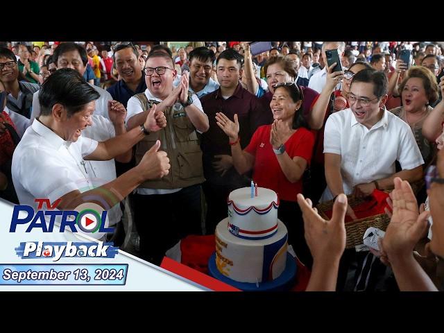 TV Patrol Playback | September 13, 2024