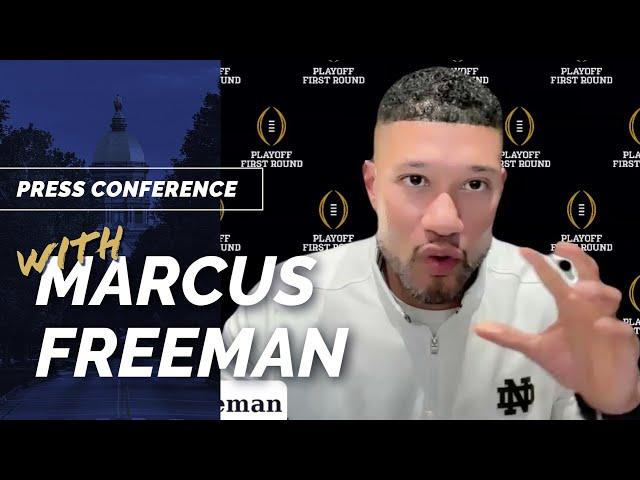 Notre Dame HC Marcus Freeman on S&C, USC Lessons & the Chicago Bears Rumors