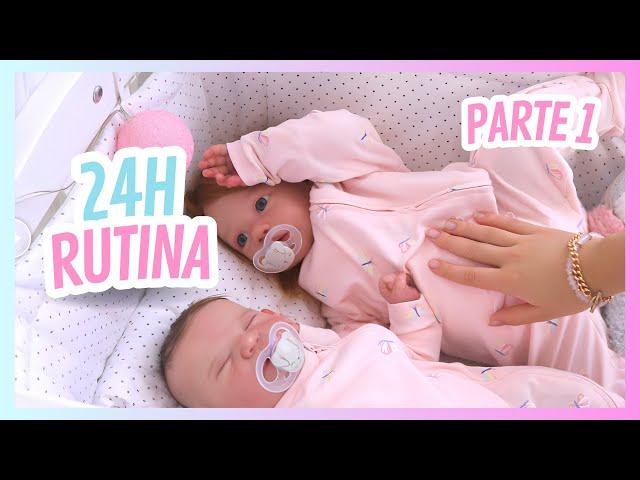 24h con mis BEBÉS REBORN Kiraz y Caeli | PARTE 1