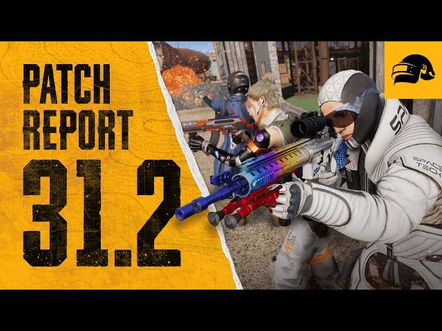 PUBG | Patch Report #31.2 - Taego World Updates, Improved Training Mode, and New Survivor Pass