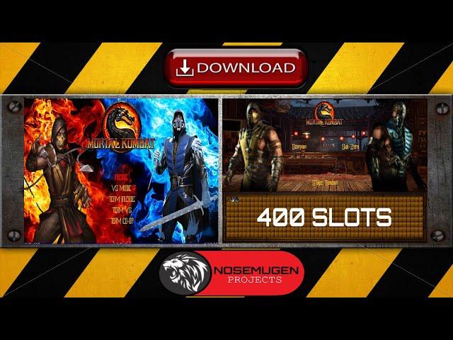 SCREENPACK  - MORTAL KOMBAT PROJECT  90% - 400 SLOTS BY NOSEMUGEN [ MUGEN BETA 1.1 ] + DOWNLOAD