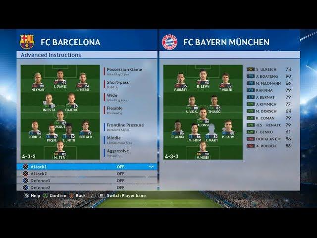 Formasi Terhebat Tiki-taka Barcelona PES 2017 Ala Pep Guardiola