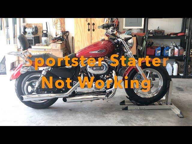 Harley Sportster Starter Not Working.