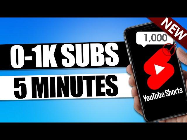 How To Get 1000 Subscribers on YouTube in 5 Minutes (REAL RESULTS)