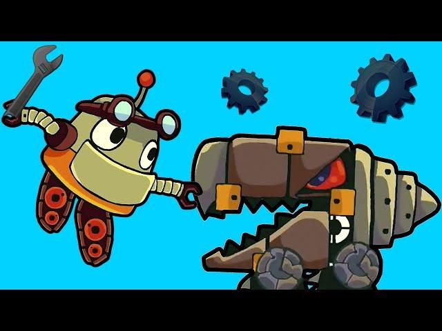 Мультик ИГРА для детей РОБОТ ТРОБО #1