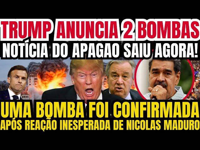 URGENTE: CAIU, CAIU! TRUMP AMEAÇA BRASIL E ALGO GRAVE CONTRA A GROELÂNDIA! APAGÃO MUNDIAL ANUNCIADO