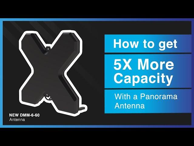 How to Get 5 Times More Capacity With a Panorama Antenna