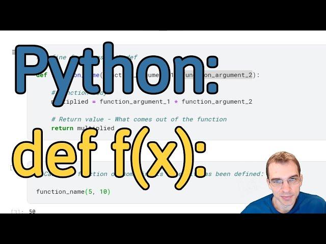 How to Make (Define) a Function in Python