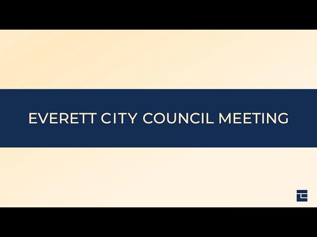 Everett City Council Meeting: August 14, 2024