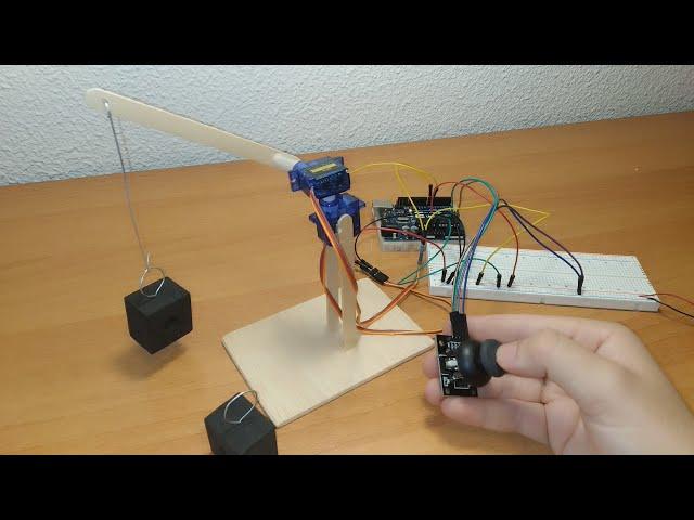 GRUA con ARDUINO || PROYECTO con servomotores || Para principiantes [Explicado paso a paso]