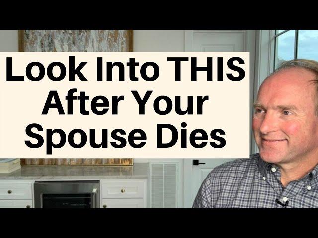 Say This ONE WORD After Your Spouse Dies