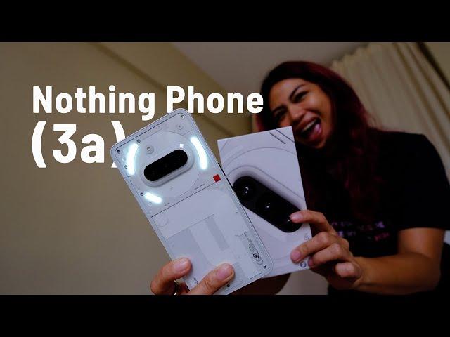 Nothing Phone 3a unboxing + CAMERA tour