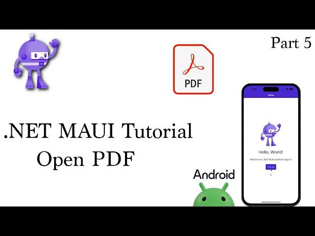 Exploring the Power of .NET MAUI: Open PDF Files with Ease!