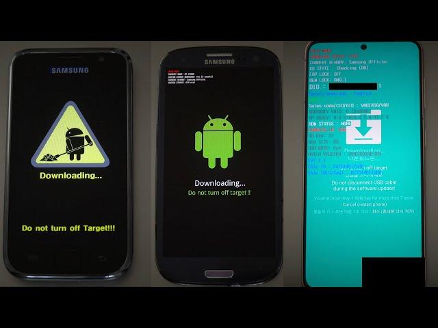 Samsung Galaxy Download Mode UIs!