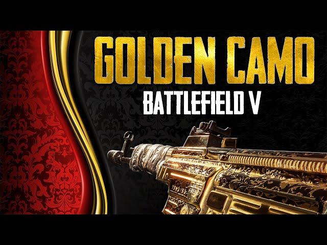 "Golden Camo" - ценители золота в Battlefield V. Быстрая прокачка камуфляжа