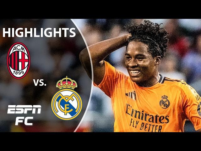 AC Milan vs. Real Madrid | Highlights | ESPN FC