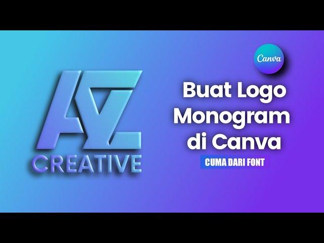 Cara buat Logo Monogram A+R+Z di Canva Android | Mudah untuk Pemula