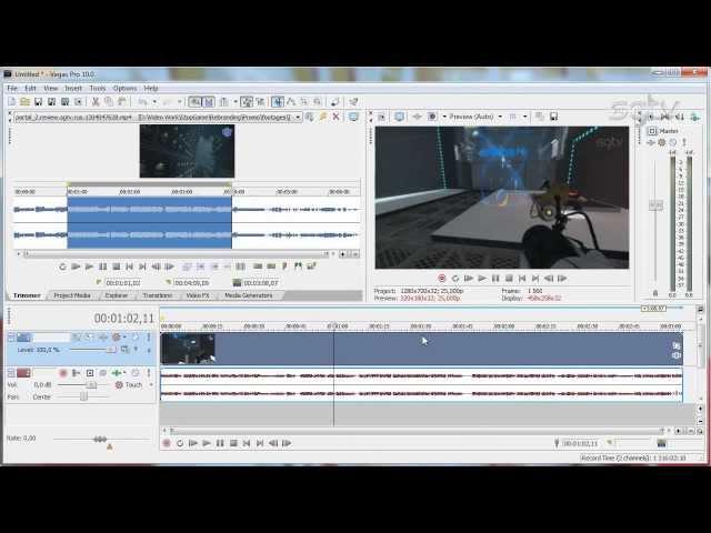 Просвещение. Sony Vegas Pro 10, начало