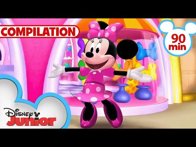 90 Minutes of Minnie's Bow-Toons! | Compilation | @disneyjr