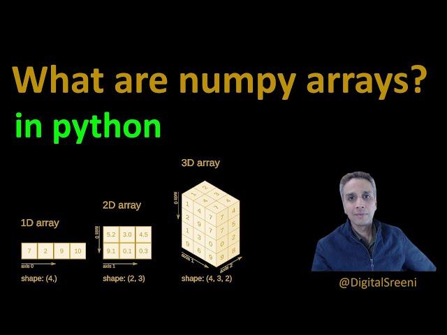 11 - numpy arrays