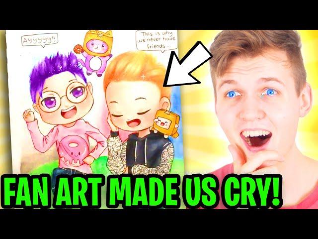 LANKYBOX REACTS TO FUNNIEST FAN ART EVER!? (NEW LANKYBOX FAN VIDEOS!)