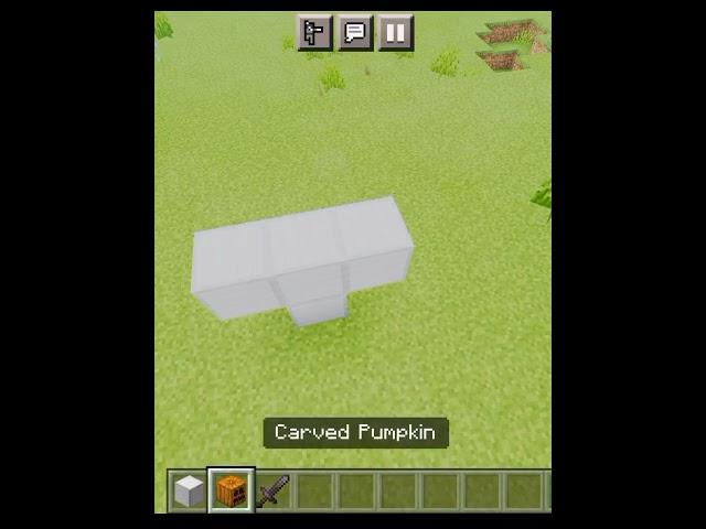 How to make a iron golem in minecraft (all version) | Prithvi Gaming | #shorts