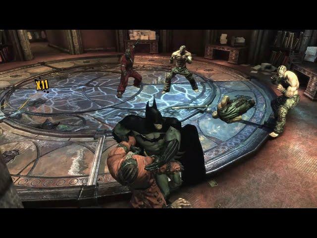 Batman Arkham Asylum (4K 60FPS) Combat & Stealth Gameplay RTX 4090 PC Gameplay