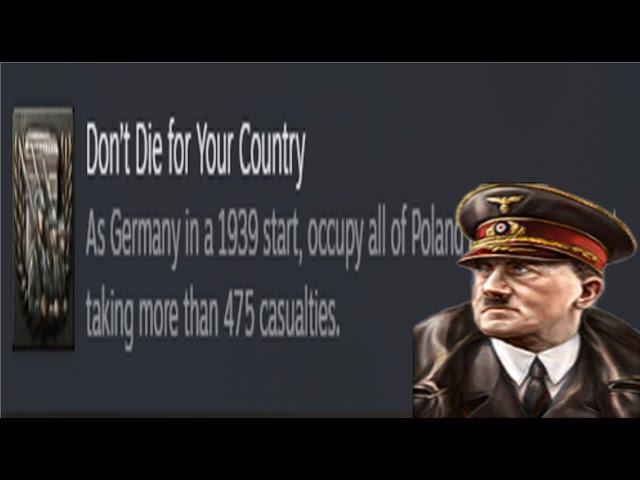 Don't Die For Your Country - Hearts of Iron 4 Achievement Guide