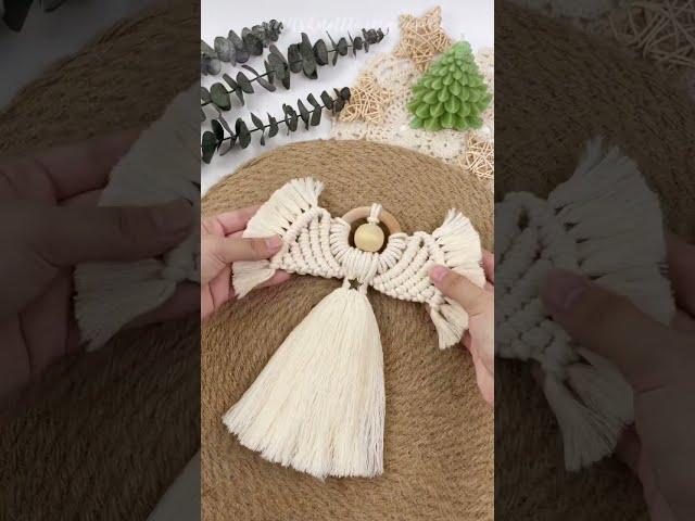 Macrame Christmas Angel For Beginners