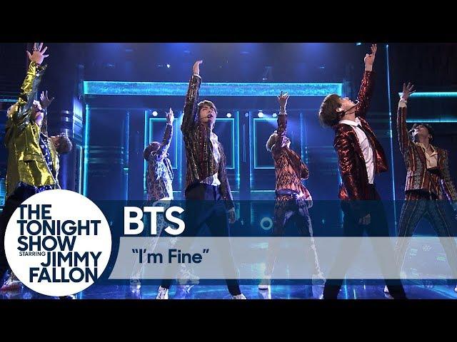 BTS: "I'm Fine" | The Tonight Show Starring Jimmy Fallon