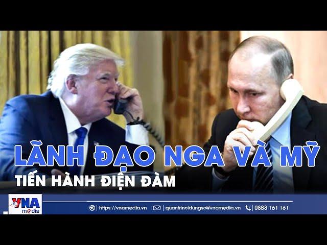 Tổng thống Nga Vladimir Putin và Tổng thống Mỹ Donald Trump tiến hành điện đàm - VNA