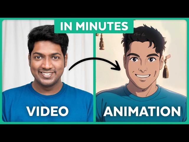 How To Convert Any Video To ANIME | Animation AI