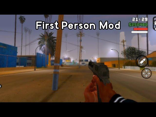 FIRST PERSON MOD FOR GTA SA ANDROID!!!