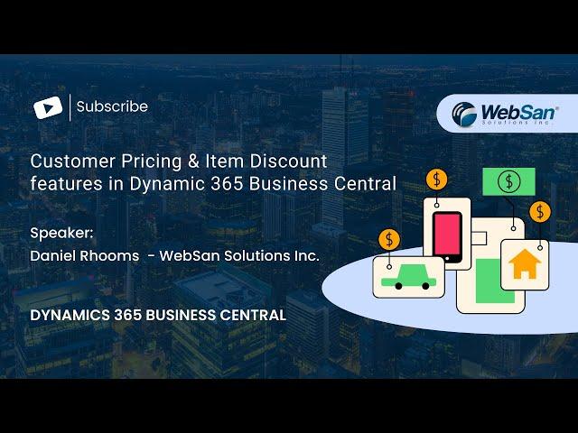 Customer Pricing & Item Discount features in Dynamic 365 Business Central