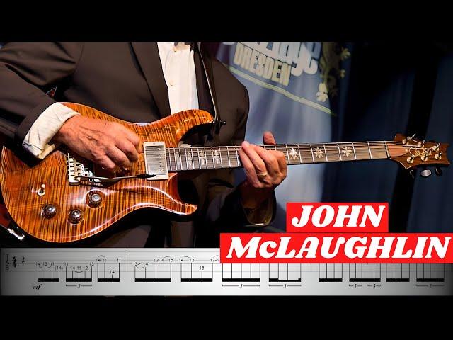 UNREAL LICKS That Combine Bebop and Flamenco Flavors!!! JOHN MCLAUGHLIN