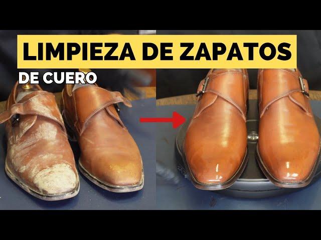 Como limpiar zapatos de cuero liso