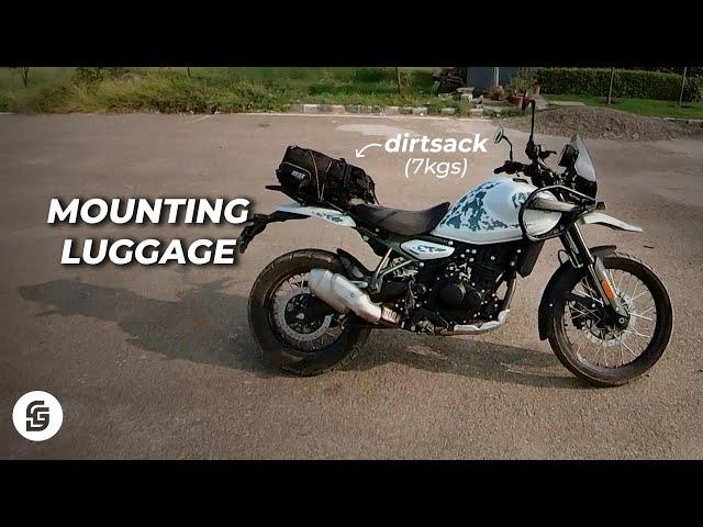 My Quick Luggage system on the Himalayan 452