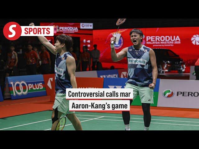 M'sia Masters: Controversial calls by umpire rob young pair a win