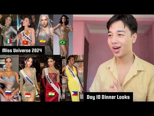 MISS UNIVERSE 2024 | DAY 10 Dinner Evening Gowns | Fashion Battle | TOP Favorite Looks | REACTION